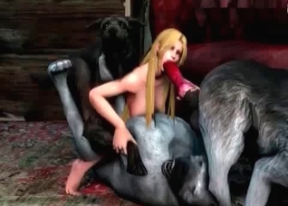 3D beasts and nasty zoo blonde