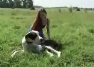 Just enjoying my lovely huge dog