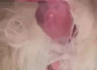 Just pulling out a doggy dick