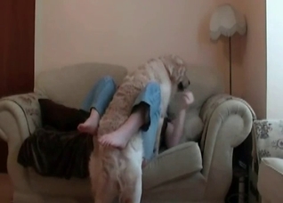Hairy animal and nasty pervert