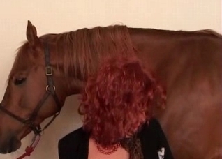 Glamorous posing session in the barn