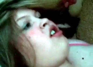 Nasty amateur bestiality action