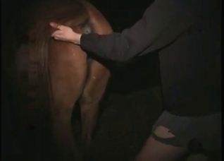 Rimjob anal sex at the farm