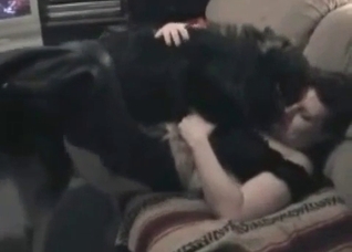 Zoophili pounding with a milf