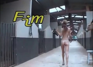 Skinny bitch takes an animal cock