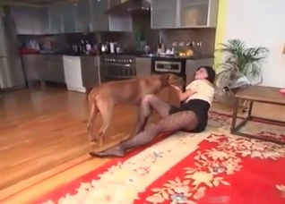 Wife and her favorite doggy