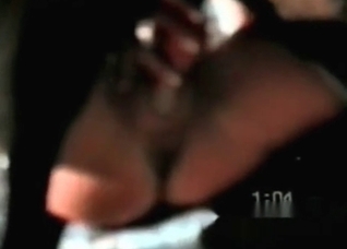 Black dog and submissive whore
