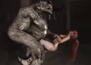 Satanic beast wears a zoophile