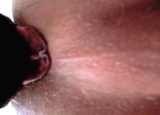 Bestial licking in the slow motion