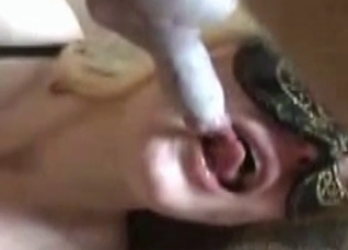 Sweet doggy and dirty host