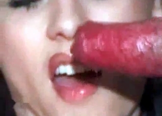 Good looking babe and dog dick
