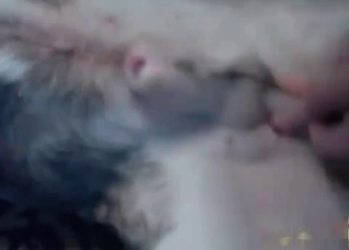 Busty zoo slut stimulates her dog