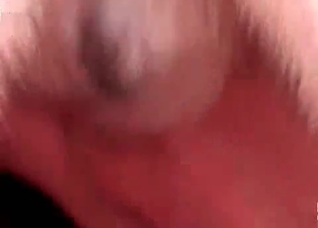 White doggy creams my pussy