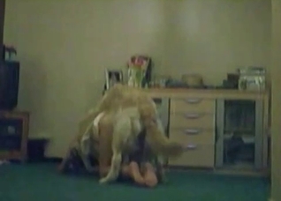 She wants to be fucked by her dog