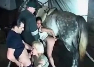 Crazy group action with zoophiles
